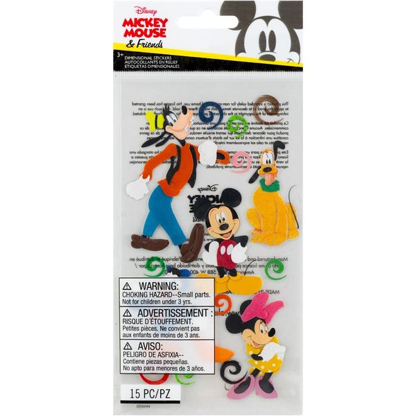 Disney Dimensional Stickers-Mickey & Friends