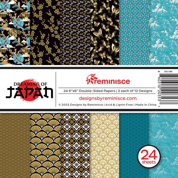 Reminisce Dreaming of Japan 6x6 Paper Pad