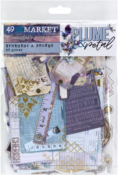 49 and Market Plume & Petal Ephemera & Frames