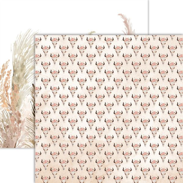 Reminisce Desert Rose: Texas Longhorn DS Paper (1 Sheet)