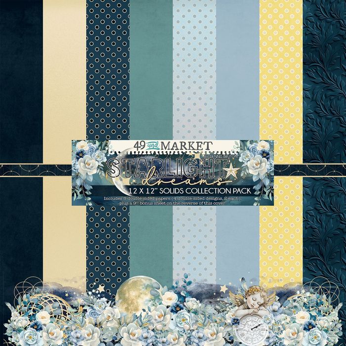 49 & Market Collection Pack 12"X12"-Starlight Dreams Solid