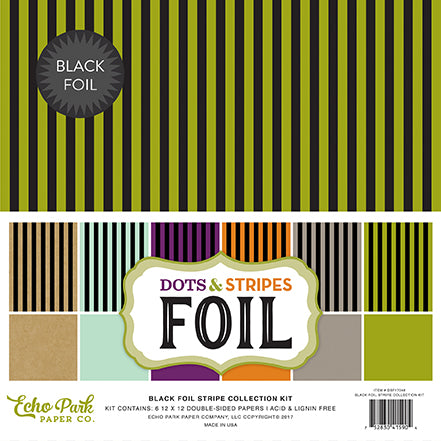 Black Foil Stripe Collection Ki