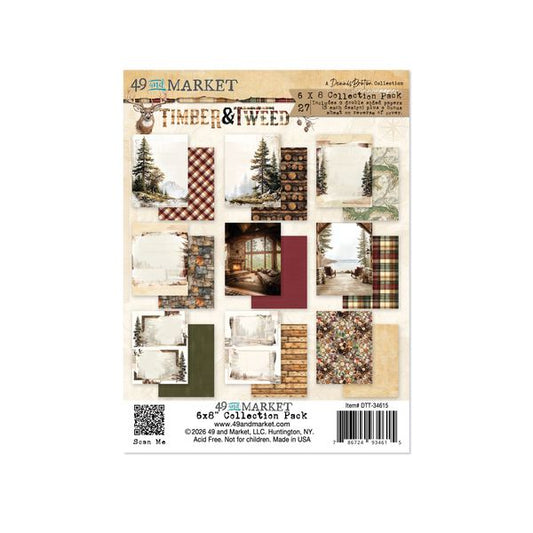 49 and Market Timber & Tweed 6"x8" Collection Pack