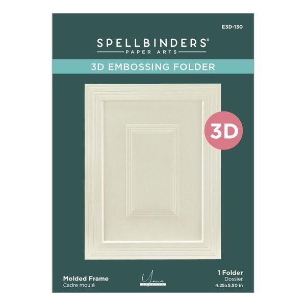 Spellbinders Yana's Daisies Molded Frame 3D Embossing Folder By Yana Smakula