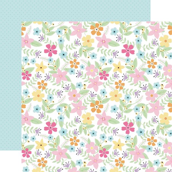 Echo Park Easter Basket: Spring Floral 12x12 Patterned Paper