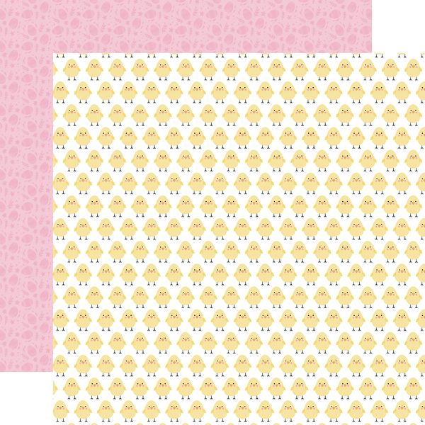 Echo Park Easter Basket: Little Baby Chicks 12x12 Patterned Paper
