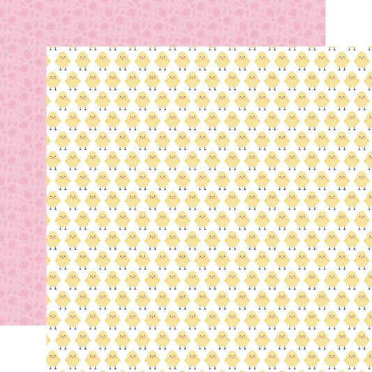 Echo Park Easter Basket: Little Baby Chicks 12x12 Patterned Paper