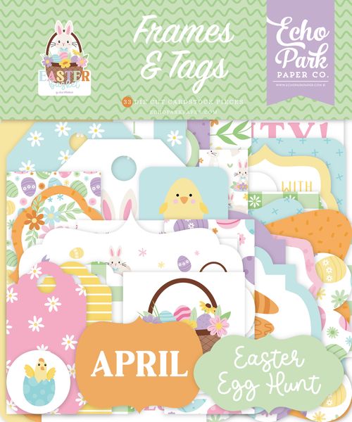 Echo Park Easter Basket Frames & Tags