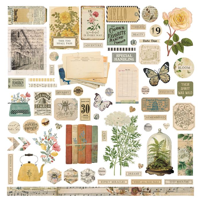 PhotoPlay Everyday Junque Elements 12"X12" Stickers