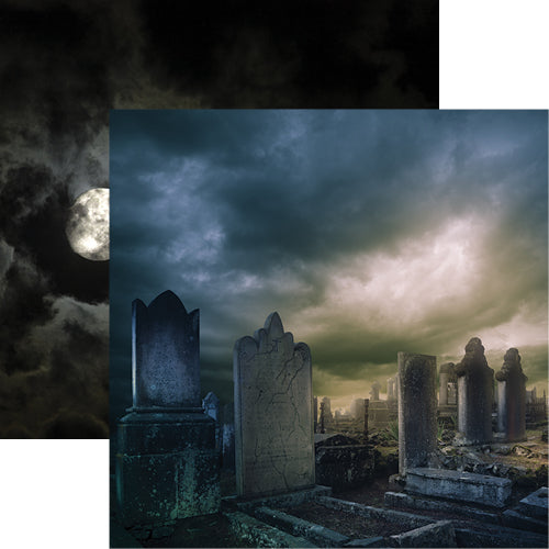 Reminisce Eerie Night: Cemetery Secrets DS Paper (1 Sheet)
