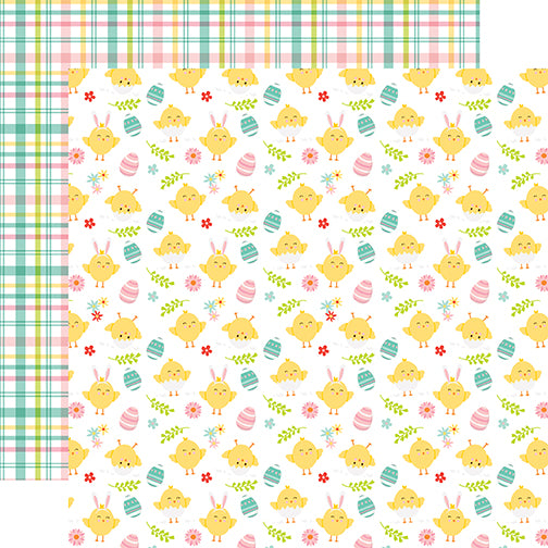 Easter Wishes Cute Chicks Pape