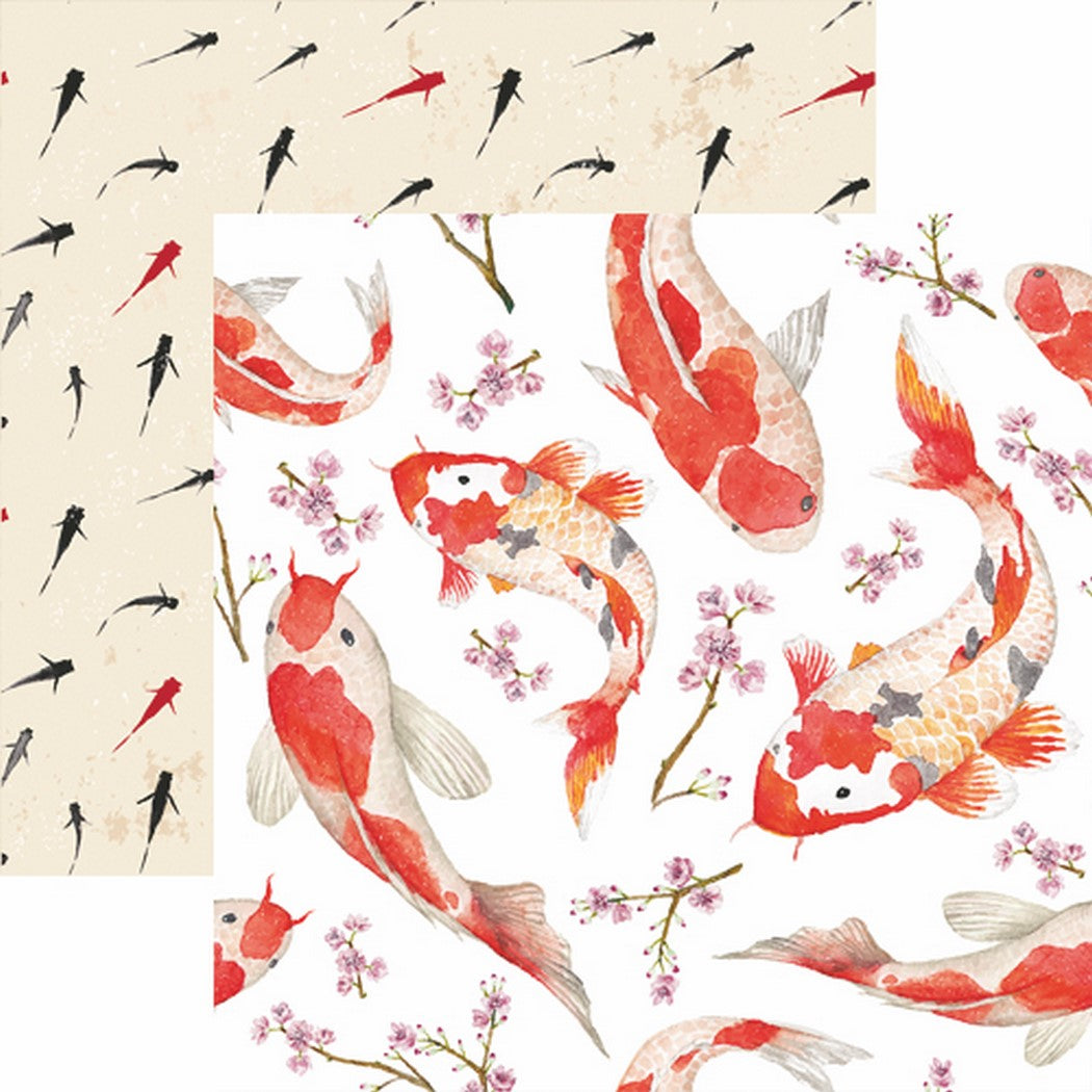 Reminisce Everything Zen: Koi Pond Paper DS Paper (1 Sheet)