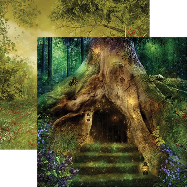 Reminisce Fairy Forest: Secret Cottage DS Paper (1 Sheet)