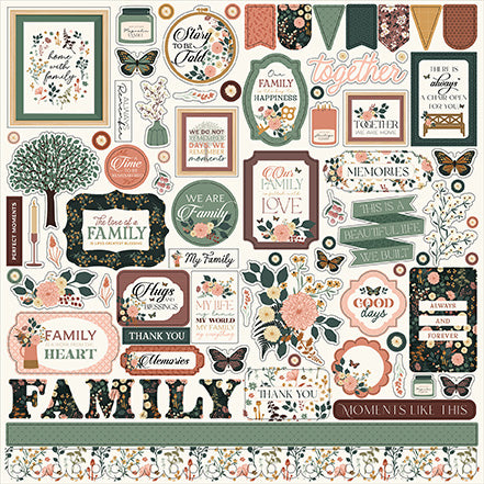 Echo Park Family Element Sticker