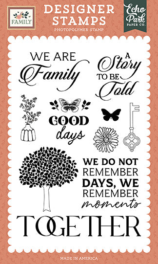Echo Park -Family A Story To Be Told Stamp Set