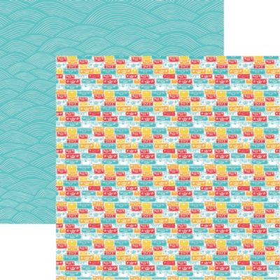 Reminisce Family Vacation: Bags Are Packe DS Paper (1 Sheet)