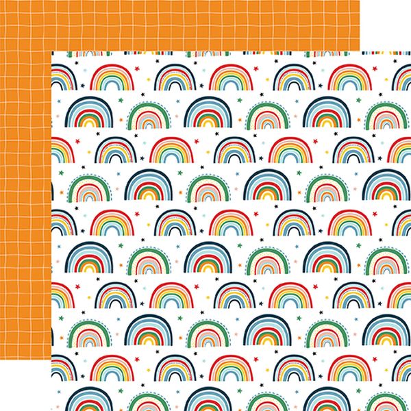First Day of School Painting Rainbows DS Paper (1 Sheet)