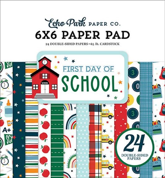 Echo Park First Day Of School 6x6 Pad