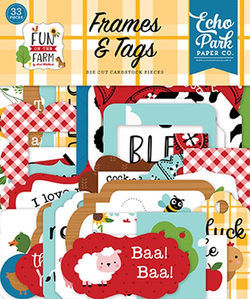 Fun On The Farm- Frames & Tags