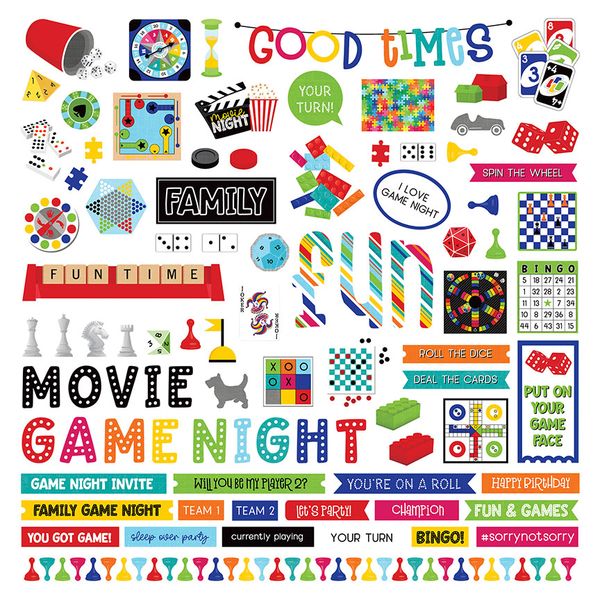 PhotoPlay Family Fun Night Element Sticker