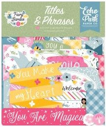 Echo Park Fairy Garden Titles & Phrases