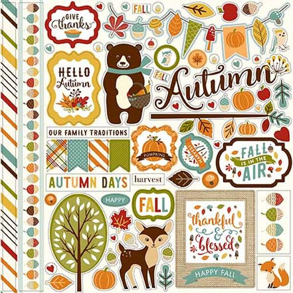 DISC - Fall Is In The Air Stickers