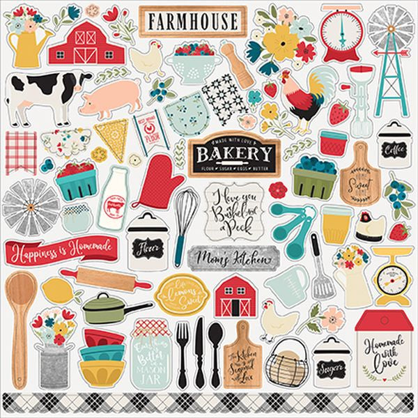 DISC - Farmhouse Kitchen Element Sticker