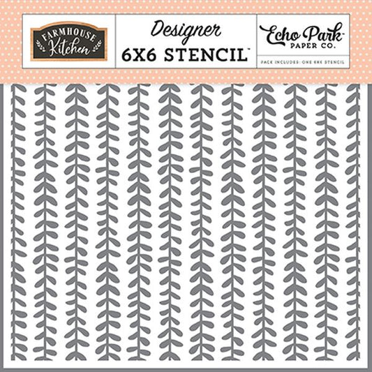 Sweet Vines 6x6 Stencil