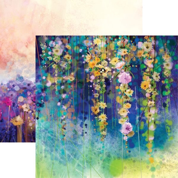 Reminisce Floral Blooms:  Floral Blooms 3 DS Paper (1 Sheet)
