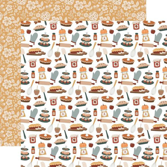 Echo Park Feels Like Fall: Harvest Bakery 12x12 DS Paper (1 Sheet)