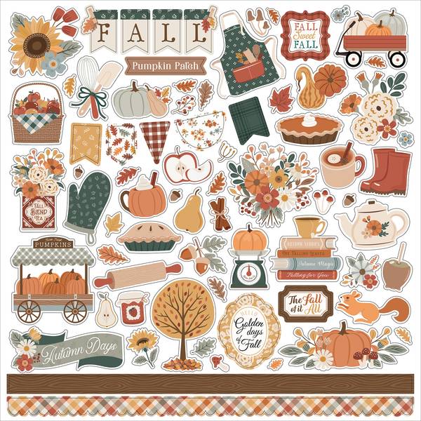 Echo Park Feels Like Fall Element Sticker