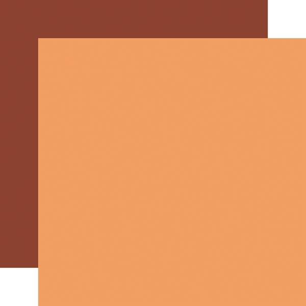 Echo Park Feels Like Fall: Lt. Orange / Red 12x12 DS Coordinating Solid Paper (1 Sheet)