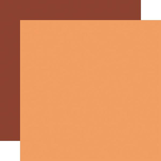 Echo Park Feels Like Fall: Lt. Orange / Red 12x12 DS Coordinating Solid Paper (1 Sheet)
