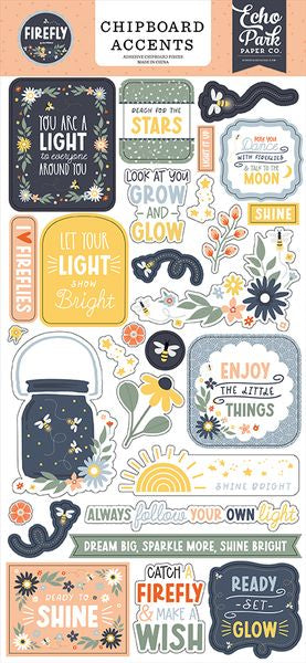 Echo Park Firefly Firefly 6x13 Chipboard Accents