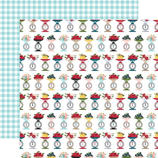 Bazzill Farmer's Market: Produce Scale 12x12 DS Paper