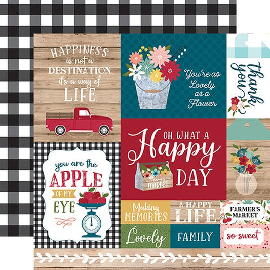Echo Park Farmer's Market: Multi Journaling Cards