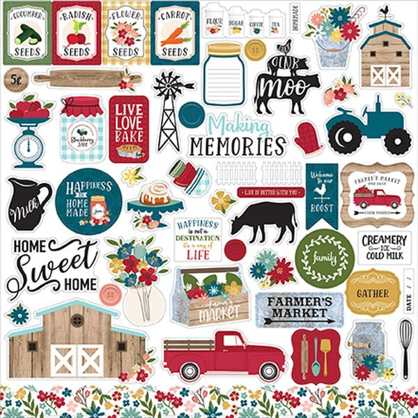 Farmer's Market Element Stickers