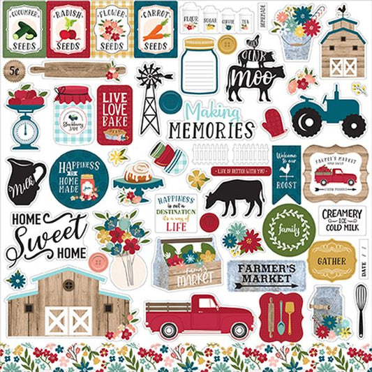 Farmer's Market Element Stickers