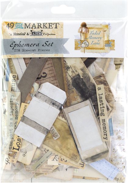 49 and Market Faded Memory Lane Ephemera Set