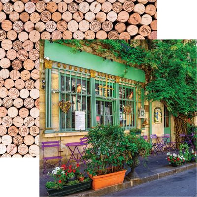 Reminisce France: Parisian Cafe DS Paper (1 Sheet)