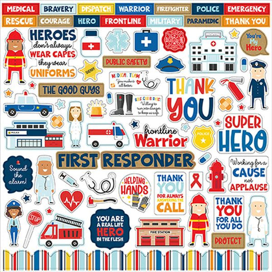 First Responder Element Stickers