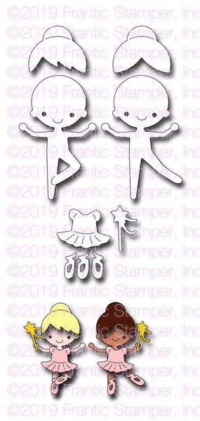 Frantic Stamper Little Ballerinas Precision Die