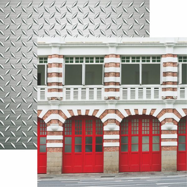 Reminisce Firefighter: Fire Station DS Paper (1 Sheet)