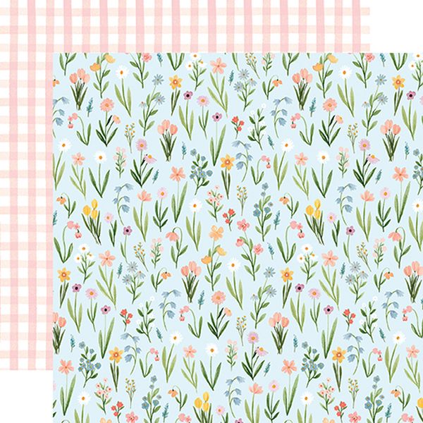 My Favorite Spring  Flower Patch DS Paper (1 Sheet)