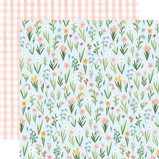 My Favorite Spring  Flower Patch DS Paper (1 Sheet)