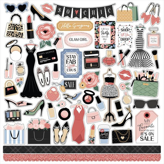 Echo Park Fashion Element Sticker