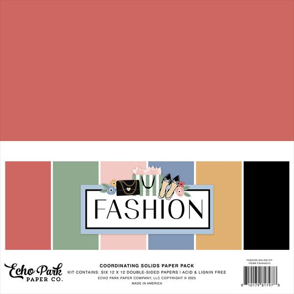 Echo Park Fashion Solids Kit