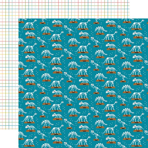 Echo Park Field Trip Fossil Fun 12x12 DS Patterned Paper (1 Sheet) (1 Sheet)
