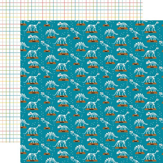 Echo Park Field Trip Fossil Fun 12x12 DS Patterned Paper (1 Sheet) (1 Sheet)
