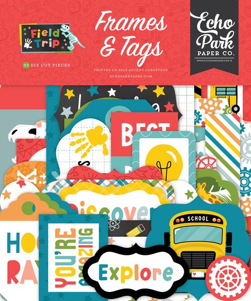 Echo Park Field Trip Frames & Tags